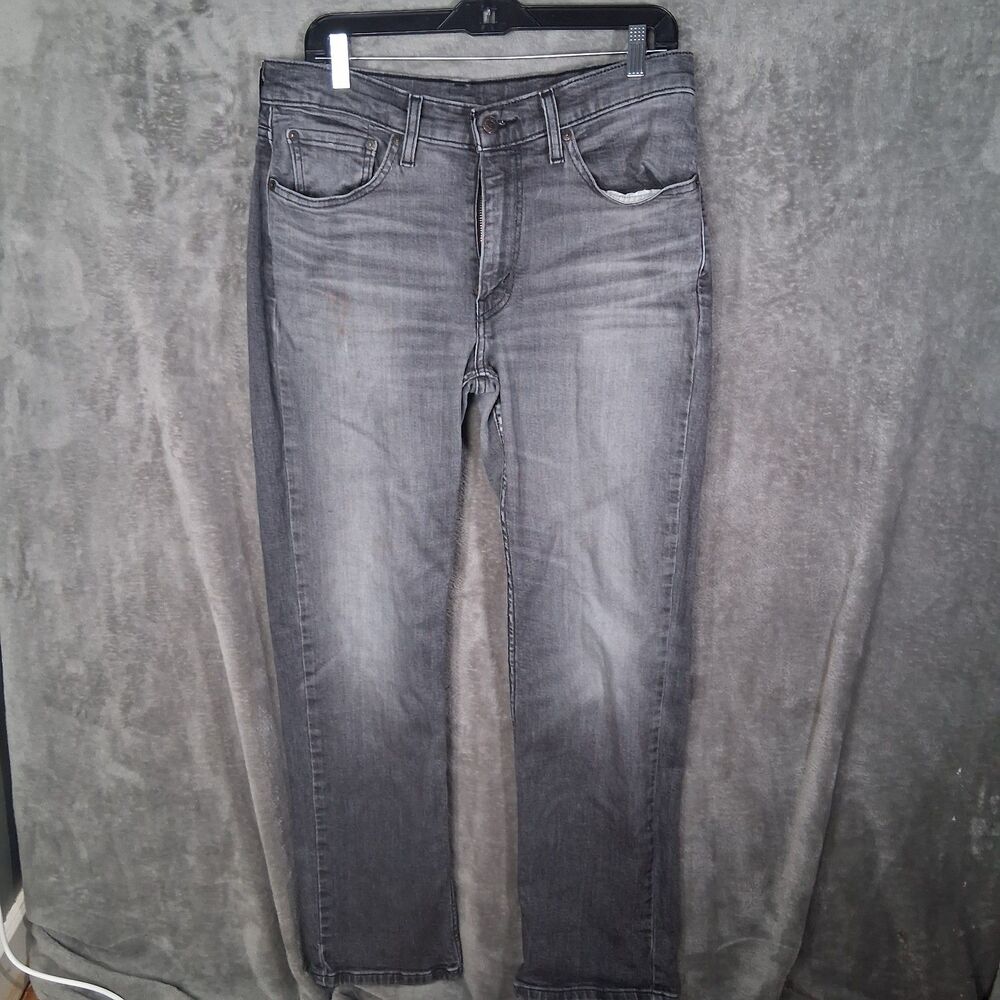 Levis 514 Straight Fit Flex Jeans Morel Grey Mens 32x32 Inseam 31